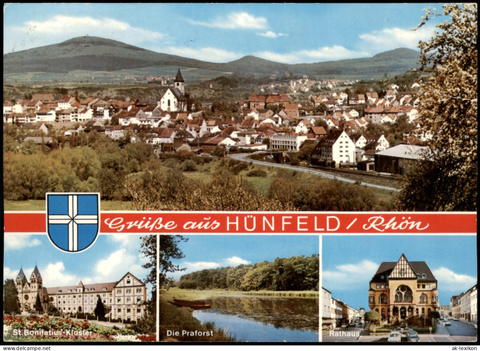 Ansichtskarte Hünfeld Mehrbildkarte Von Hünfeld Rhön 1975 - Huenfeld