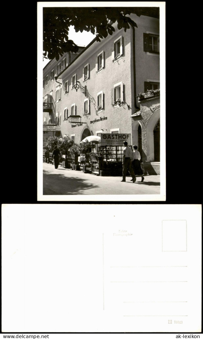 Ansichtskarte  Hotel Zum Goldenen Hirschen 1956 - Te Identificeren