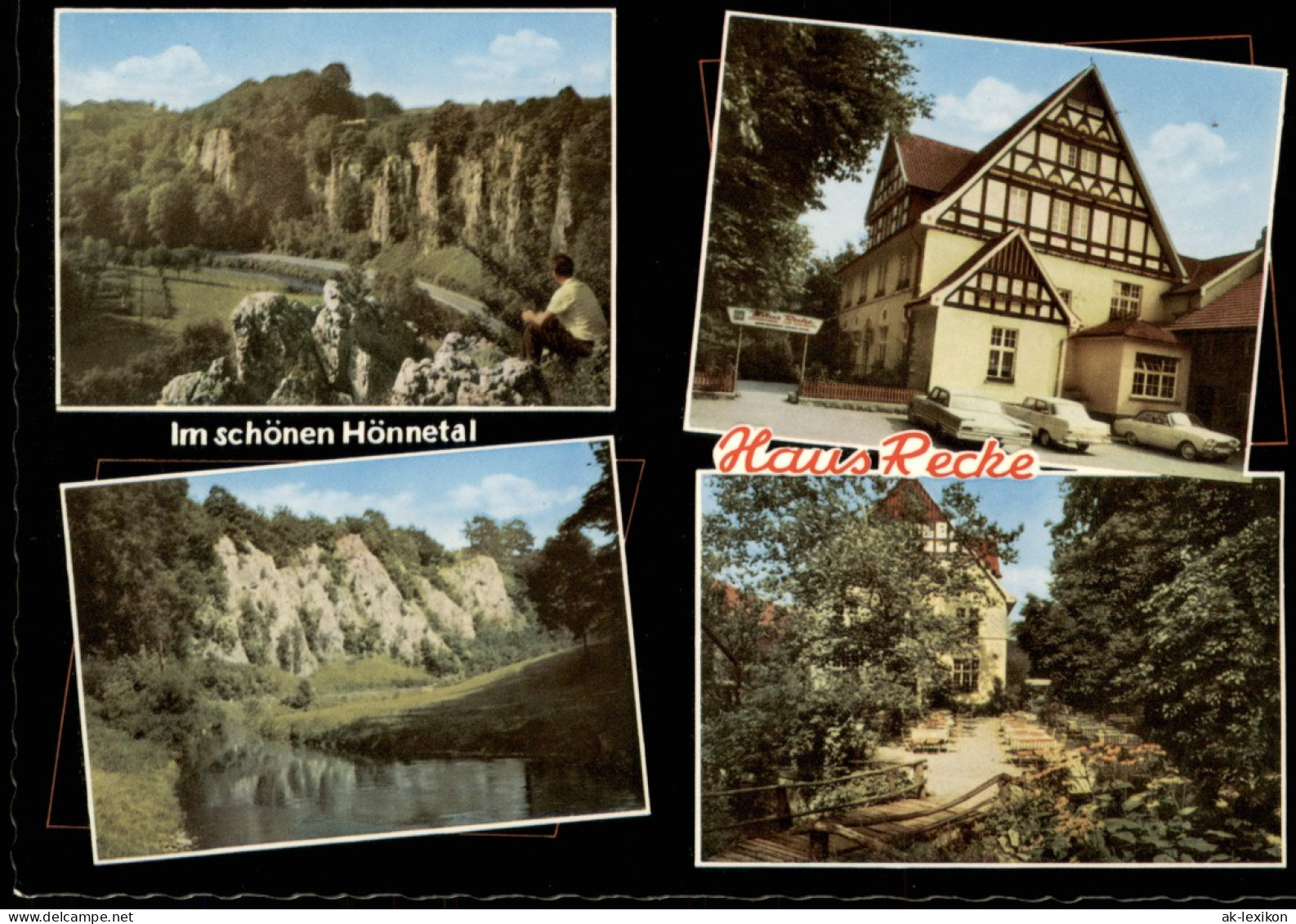 Ansichtskarte Binolen Mehrbild-AK Mit HAUS RECKE Im Schönen Hönnetal 1964 - Autres & Non Classés