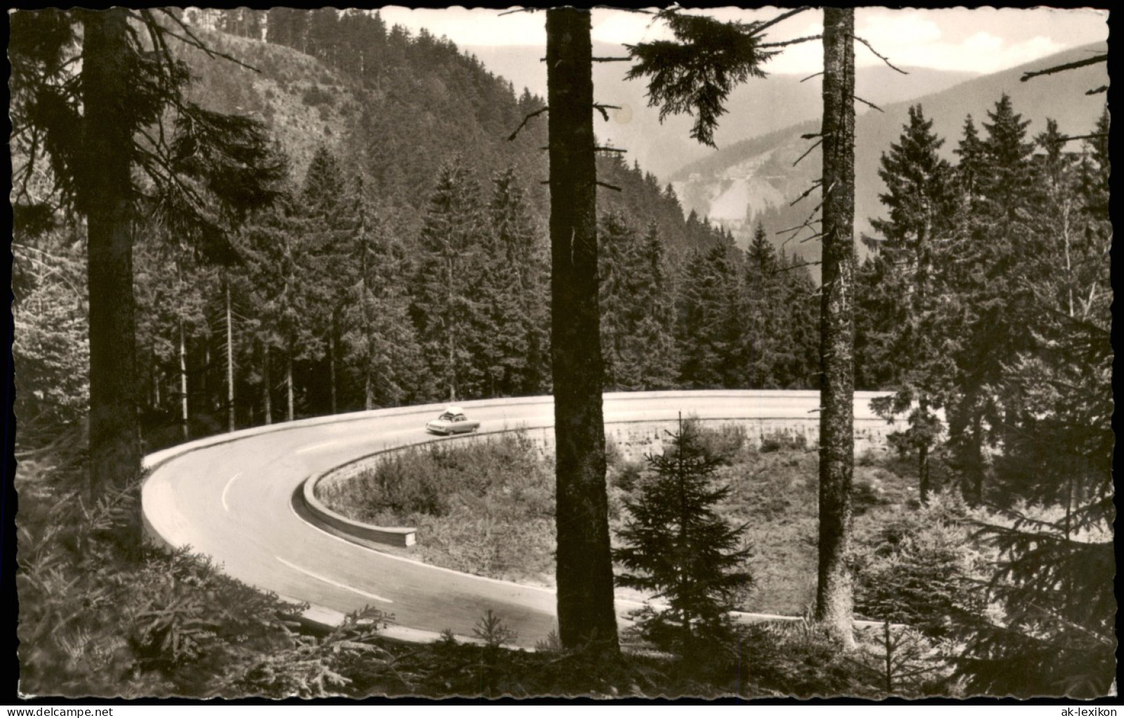 Schwarzwald (Allgemein) SCHWARZWALDHOCHSTRASSE Beim Ruhestein Schwarzwald 1971 - Autres & Non Classés