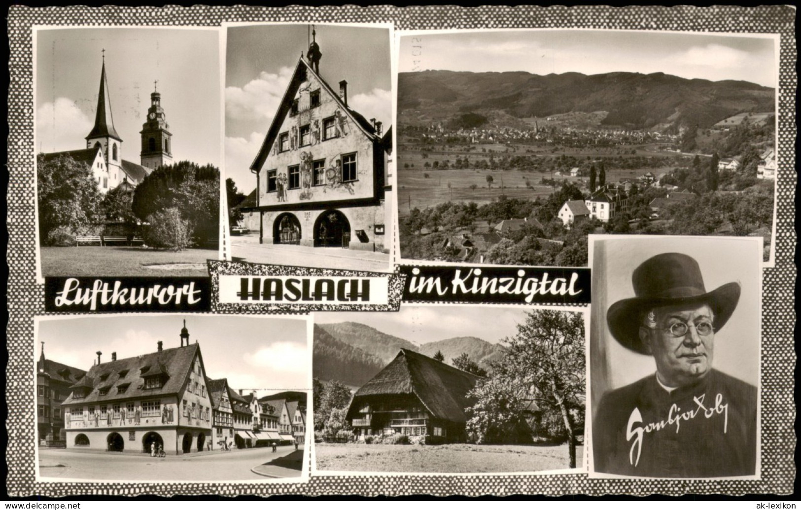 Haslach Im Kinzigtal Mehrbildkarte Mit Ortsansichten; Kinzigtal 1960 - Haslach