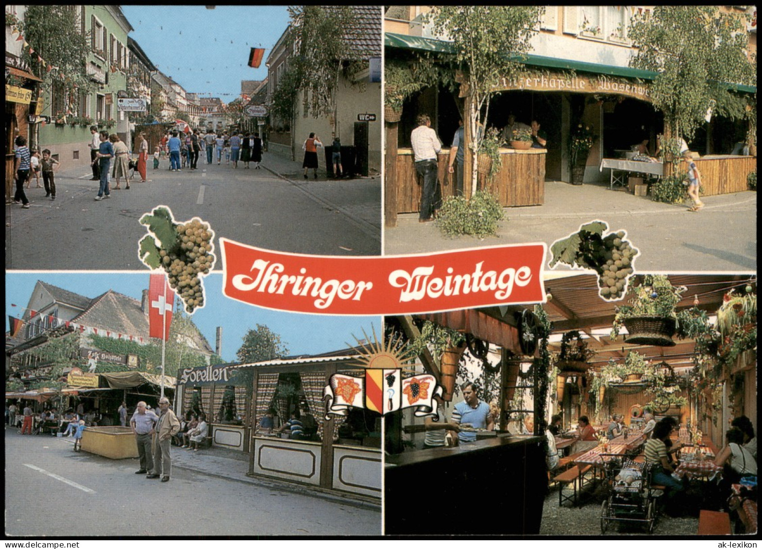 Ansichtskarte Ihringen Mehrbildkarte Ihringer Weintage (Weinfest) 1975/1984 - Autres & Non Classés