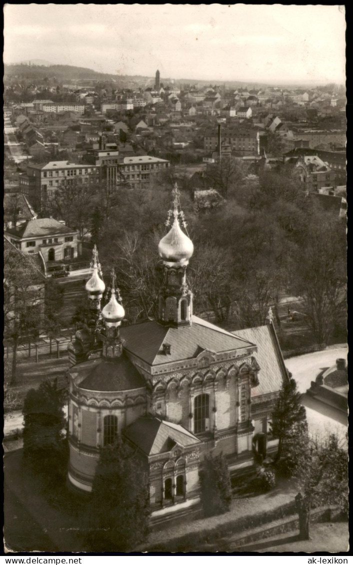 Ansichtskarte Darmstadt Blick Vom Hochzeitsturm 1961 - Darmstadt