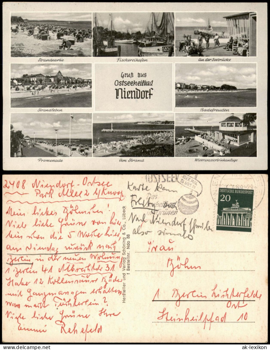 Niendorf-Timmendorfer Strand Ostsee Strand, Fischerei-Hafen Uvm. 1969 - Other & Unclassified