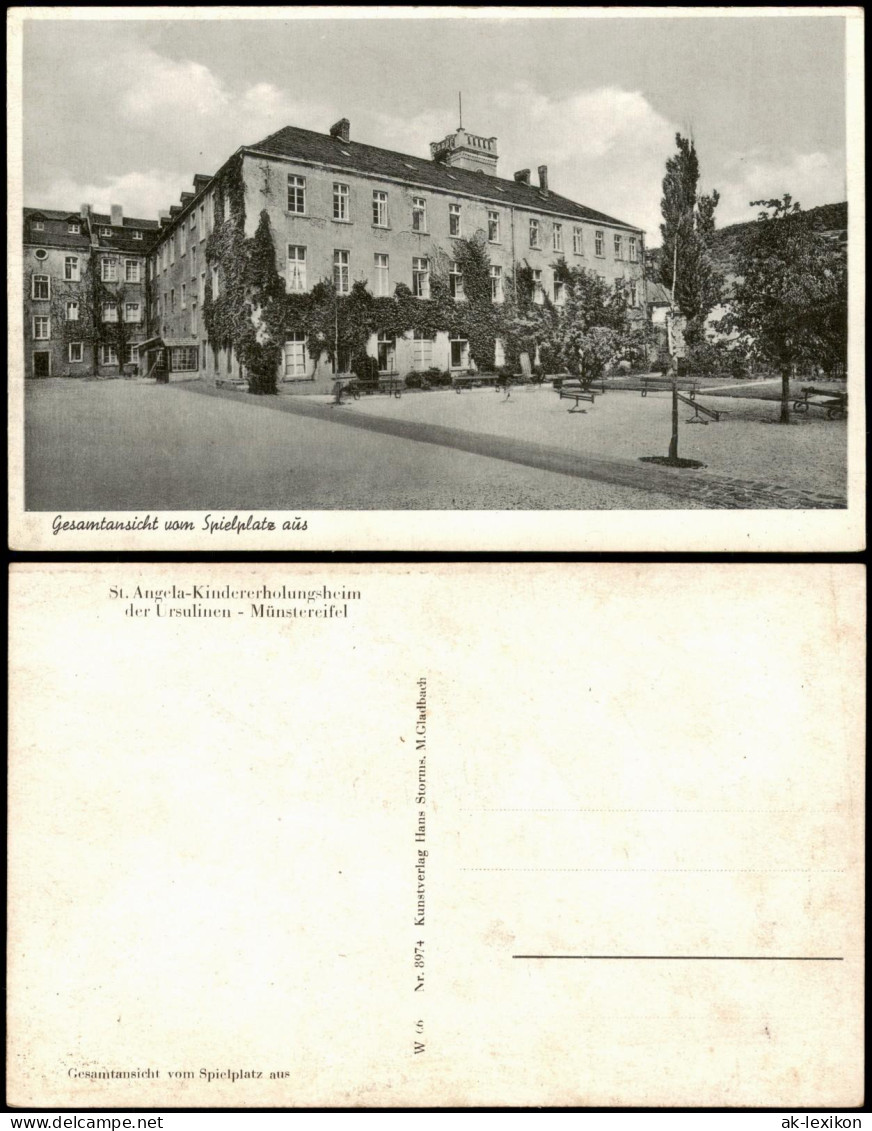 Münstereifel Partie Am St. Angela-Kindererholungsheim D. Ursulinen 1950 - Autres & Non Classés