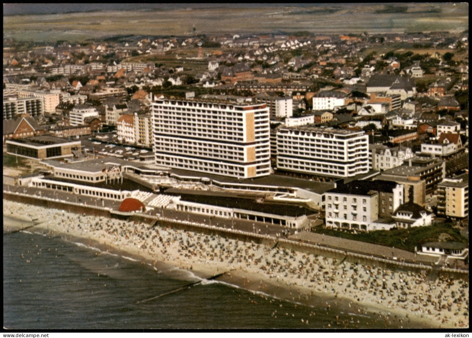 Ansichtskarte Westerland-Sylt Luftbild Kurzentrum 1978 - Autres & Non Classés