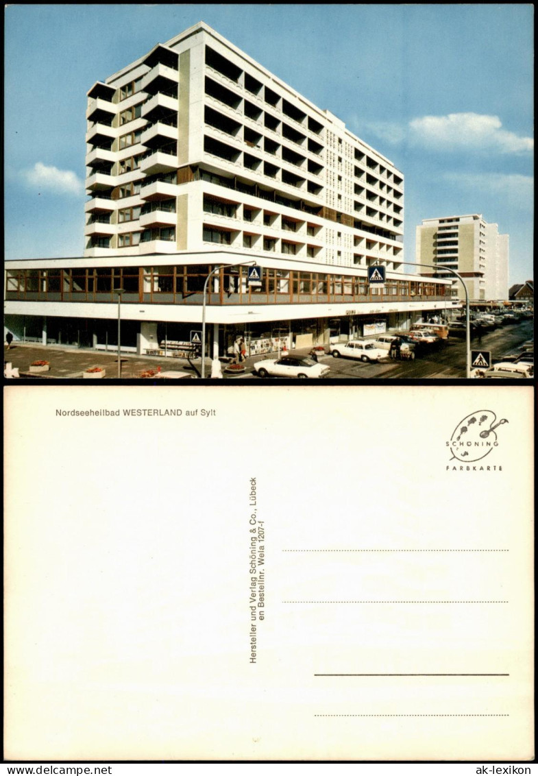 Ansichtskarte Westerland-Sylt Hotels Und Autos 1978 - Altri & Non Classificati