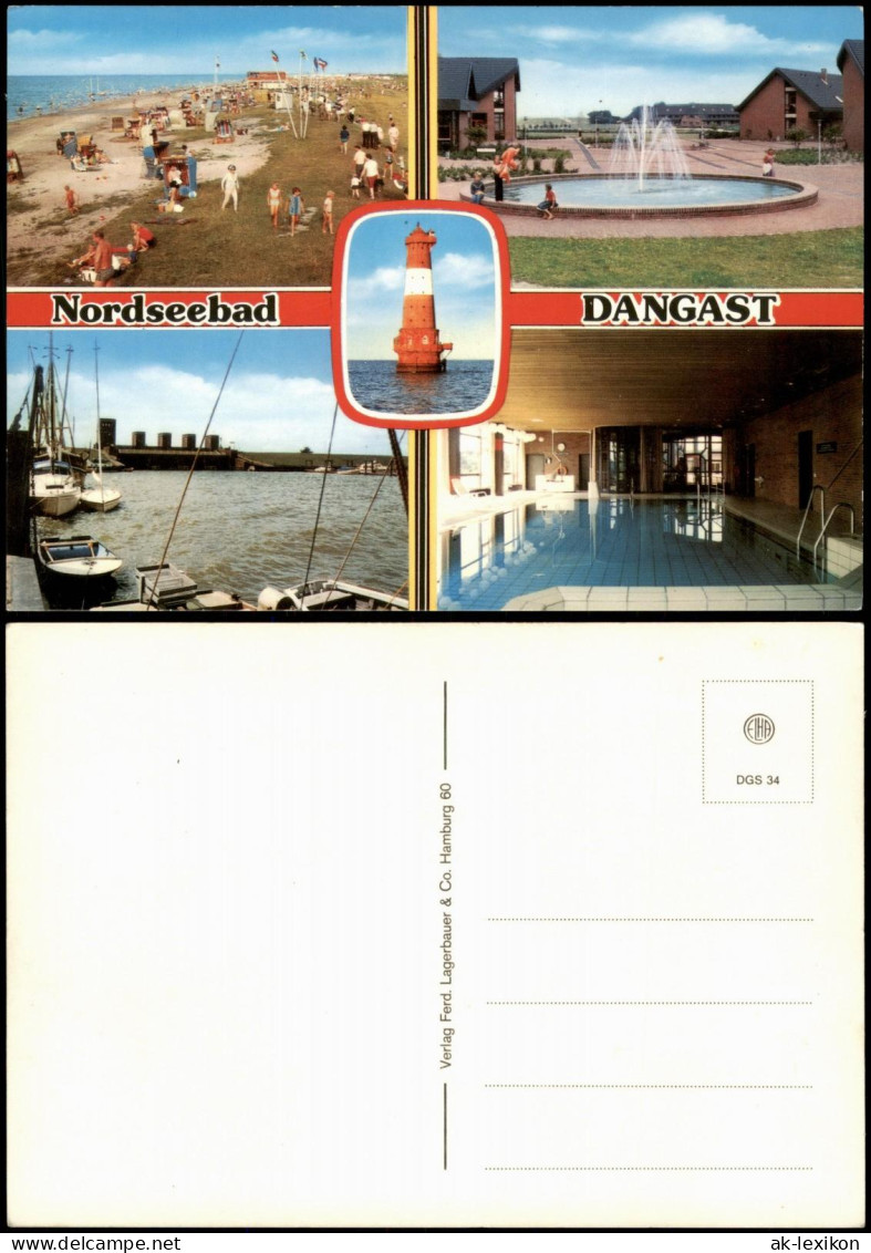 Ansichtskarte Dangast-Varel Mehrbildkarte Nordseebad Dangast Ansichten 1980 - Varel