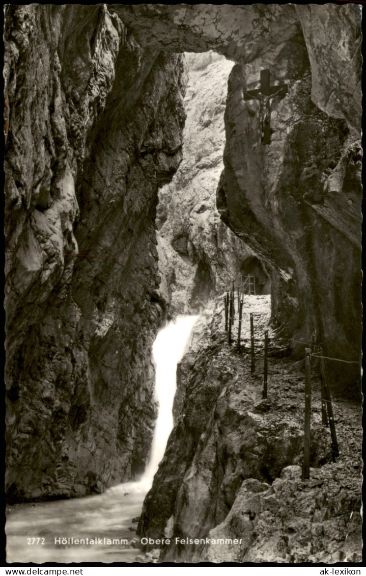 Ansichtskarte Grainau Höllentalklamm Wasserfall River Falls 1970 - Andere & Zonder Classificatie