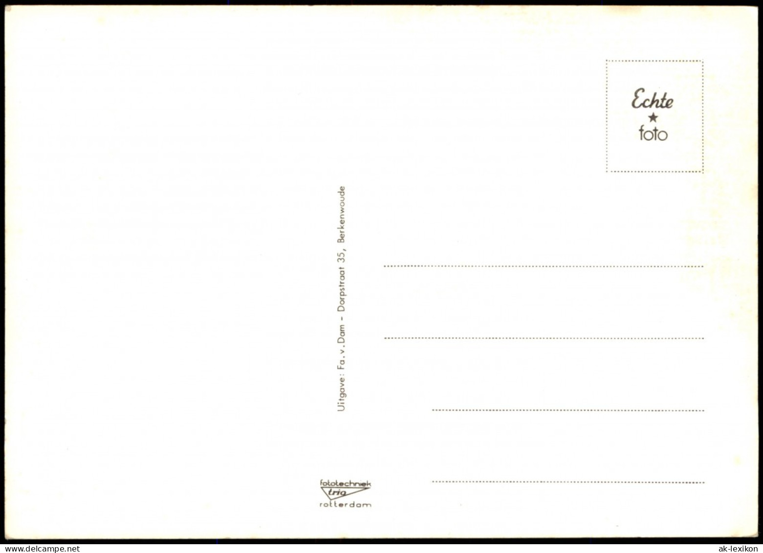 Postkaart Berkenwoude Kerkweg 1963 - Andere & Zonder Classificatie