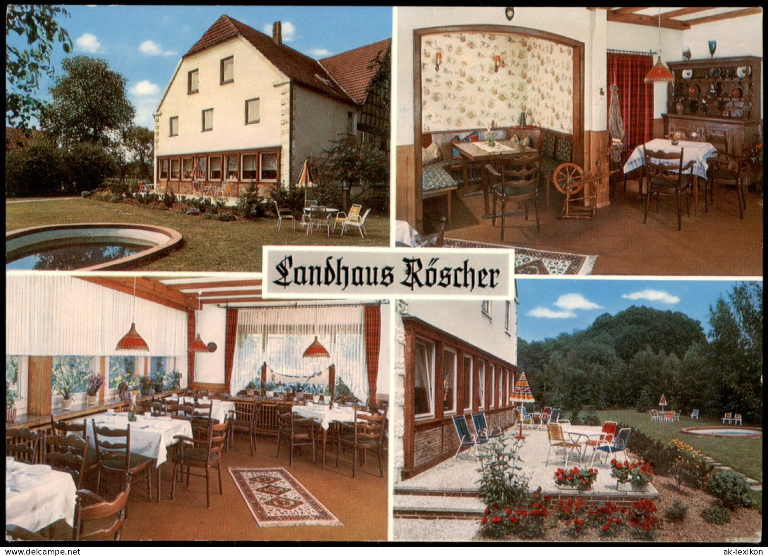 Bad Holzhausen-Preußisch Oldendorf Landhaus Röscher Bauernhof Pension MB 1972 - Other & Unclassified