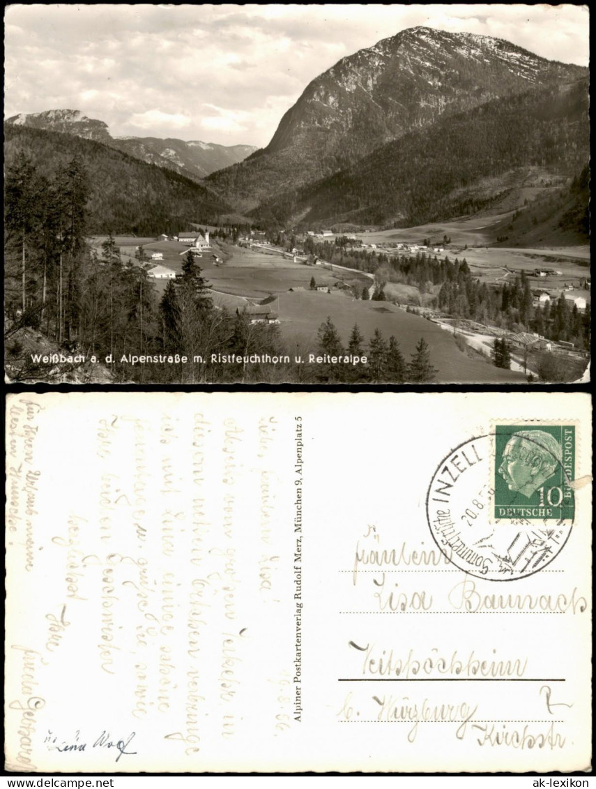 .Bayern Weißbach A. D. Alpenstraße M. Ristfeuchthorn U. Reiteralpe 1956 - Other & Unclassified