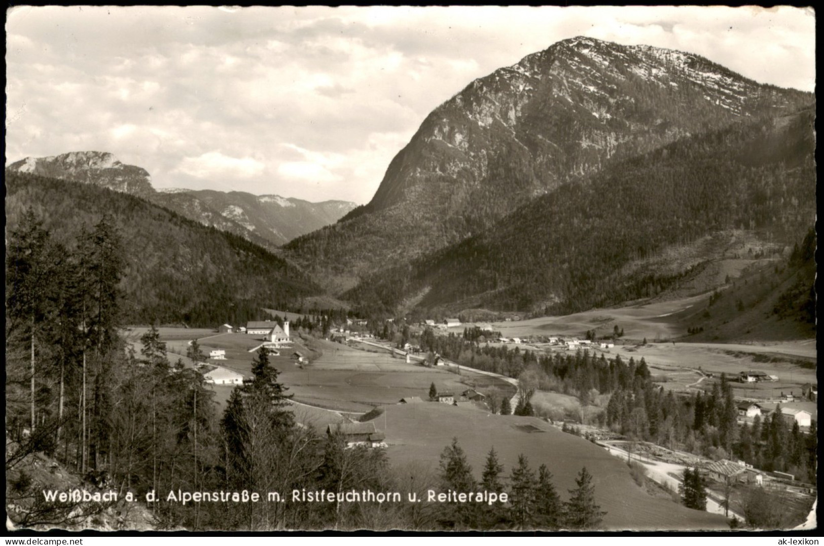 .Bayern Weißbach A. D. Alpenstraße M. Ristfeuchthorn U. Reiteralpe 1956 - Andere & Zonder Classificatie