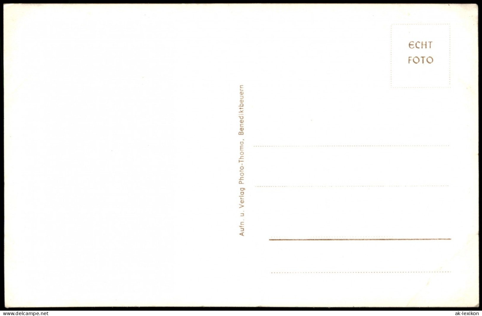 Ansichtskarte  Tutzinger-Hütte Mit Benediktenwand (Nordwand) 1803 M. 1960 - Unclassified