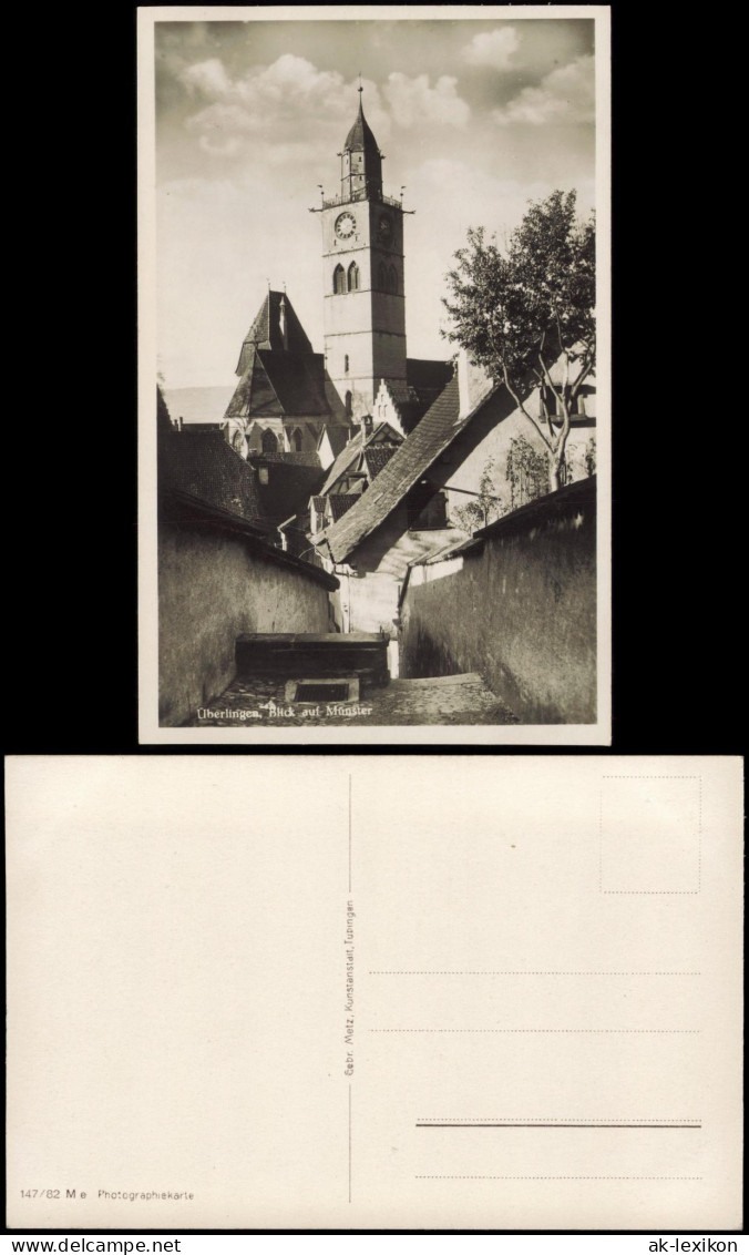 Ansichtskarte Überlingen Blick Auf Münster, Weg 1931 - Überlingen