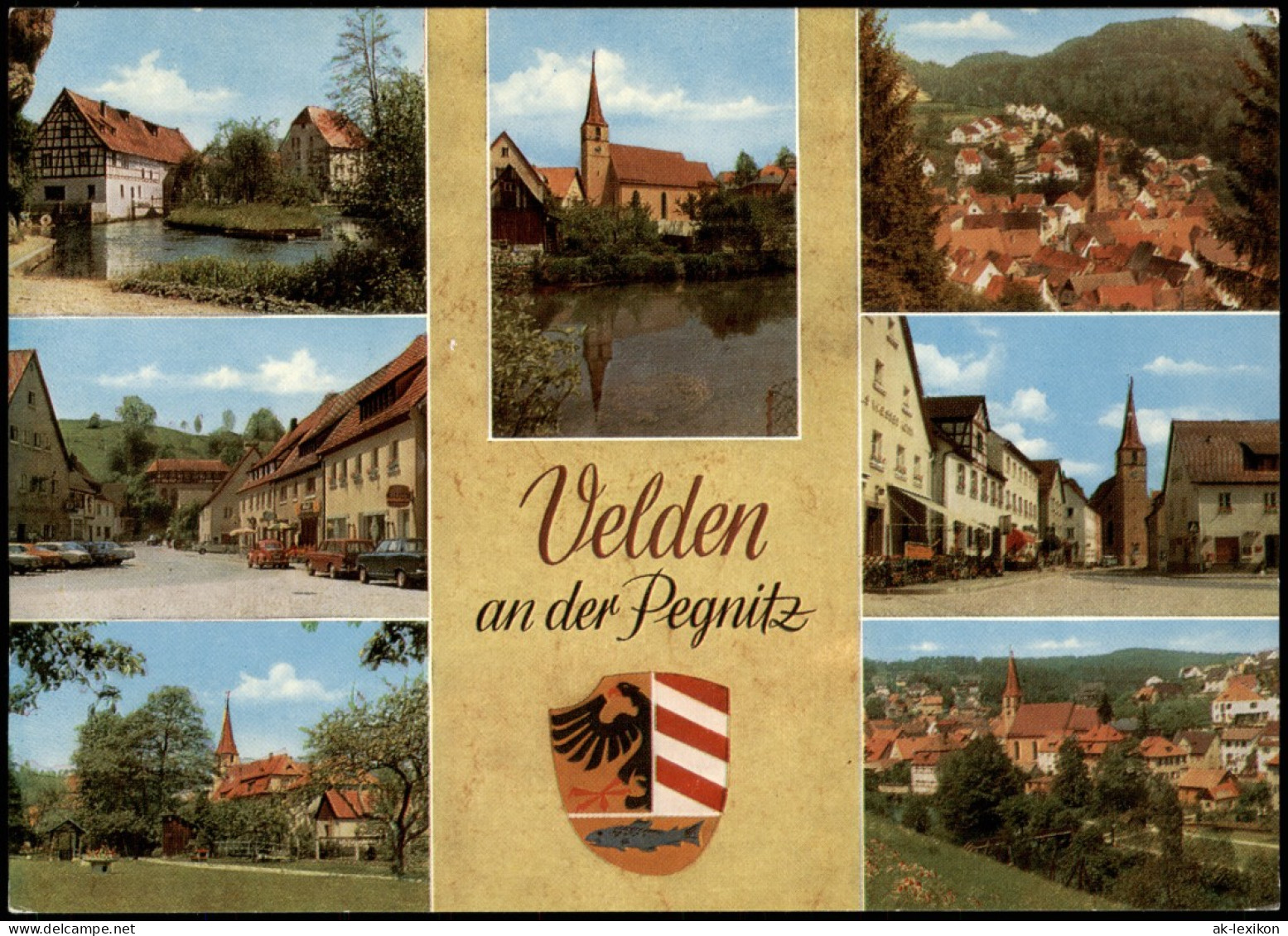 Ansichtskarte Velden (Pegnitz) Stadtansichten, Straßen 1982 - Andere & Zonder Classificatie