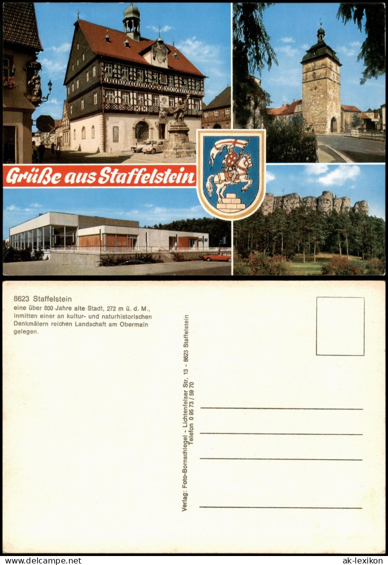 Ansichtskarte Bad Staffelstein Rathaus, Halle, Umland 1982 - Other & Unclassified