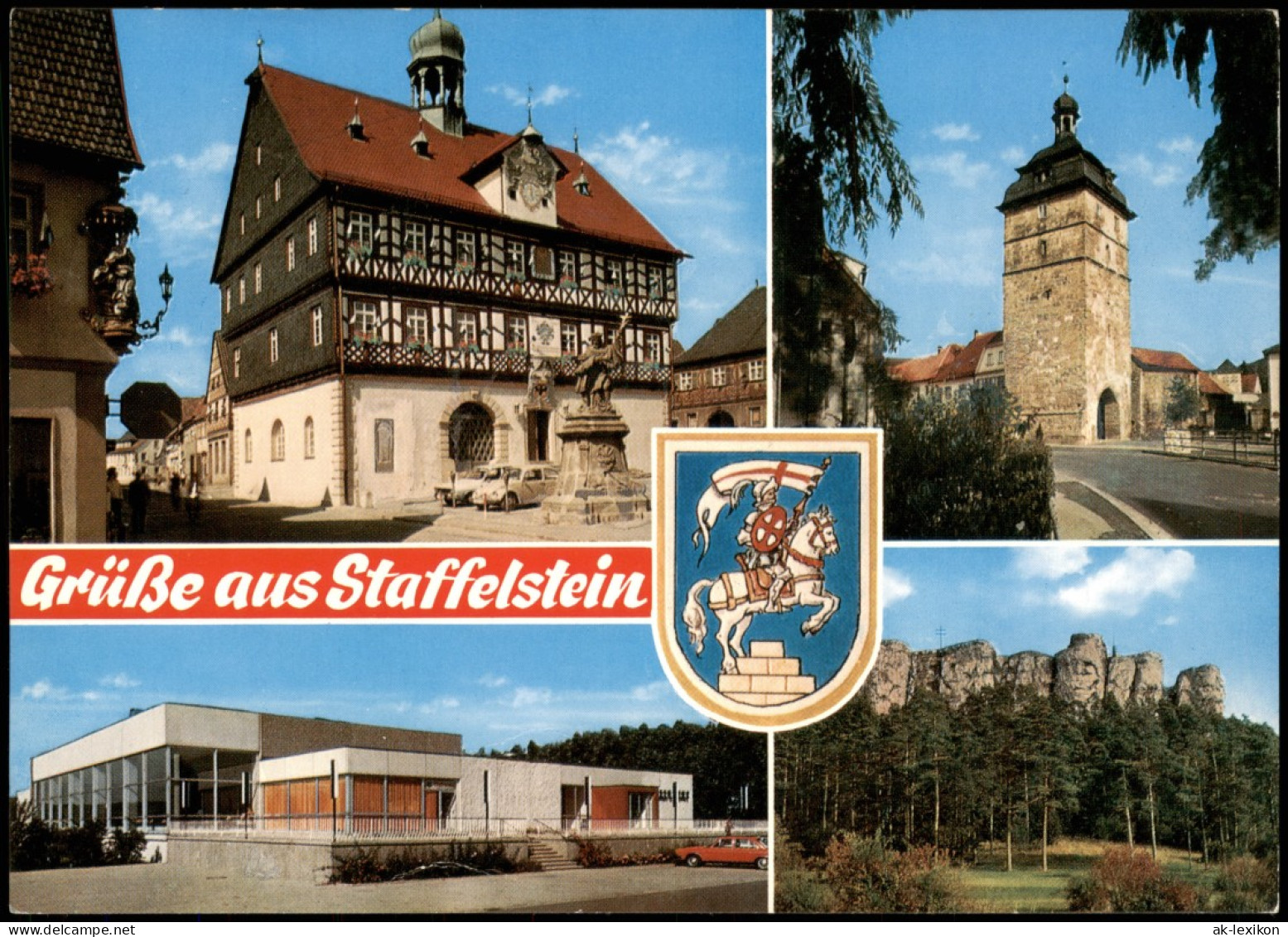 Ansichtskarte Bad Staffelstein Rathaus, Halle, Umland 1982 - Other & Unclassified