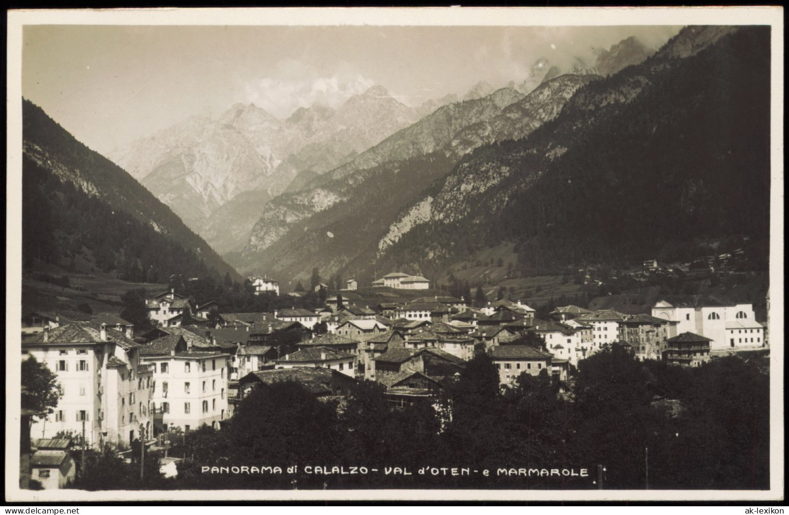 Cartoline Calalzo Di Cadore VAL D'Oten MARMAROLE 1927 - Andere & Zonder Classificatie