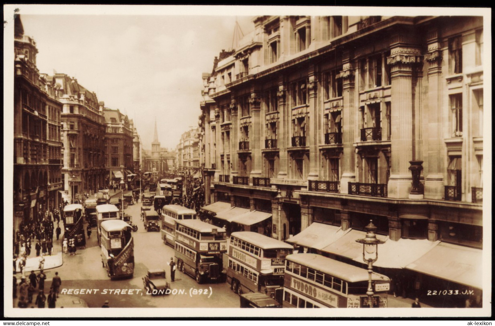 Postcard West End-London Regent Street, Bus 1932 - Other & Unclassified