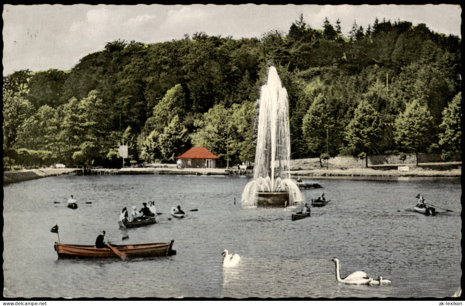 Ansichtskarte Bad Iburg Charlottensee - Anlagen 1961 - Autres & Non Classés