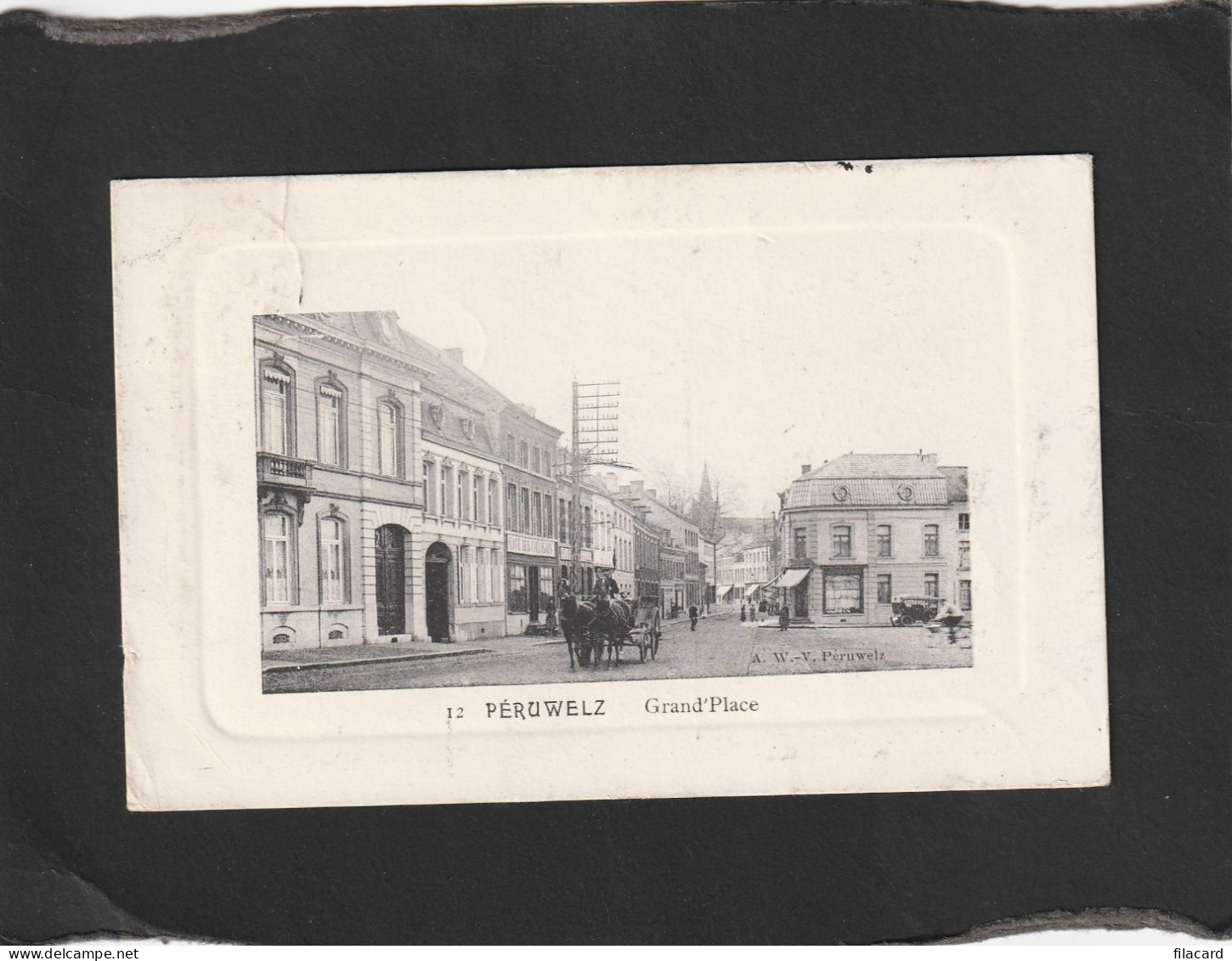 128936          Belgio,      Peruwelz,     Grand"Place,   VG   1913 - Péruwelz