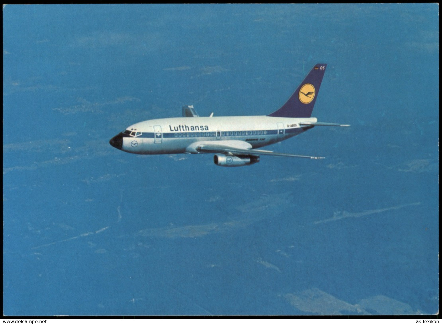 Ansichtskarte  Lufthansa Boeing 737 City Jet Flugzeug Airplane Avion 1968 - 1946-....: Era Moderna
