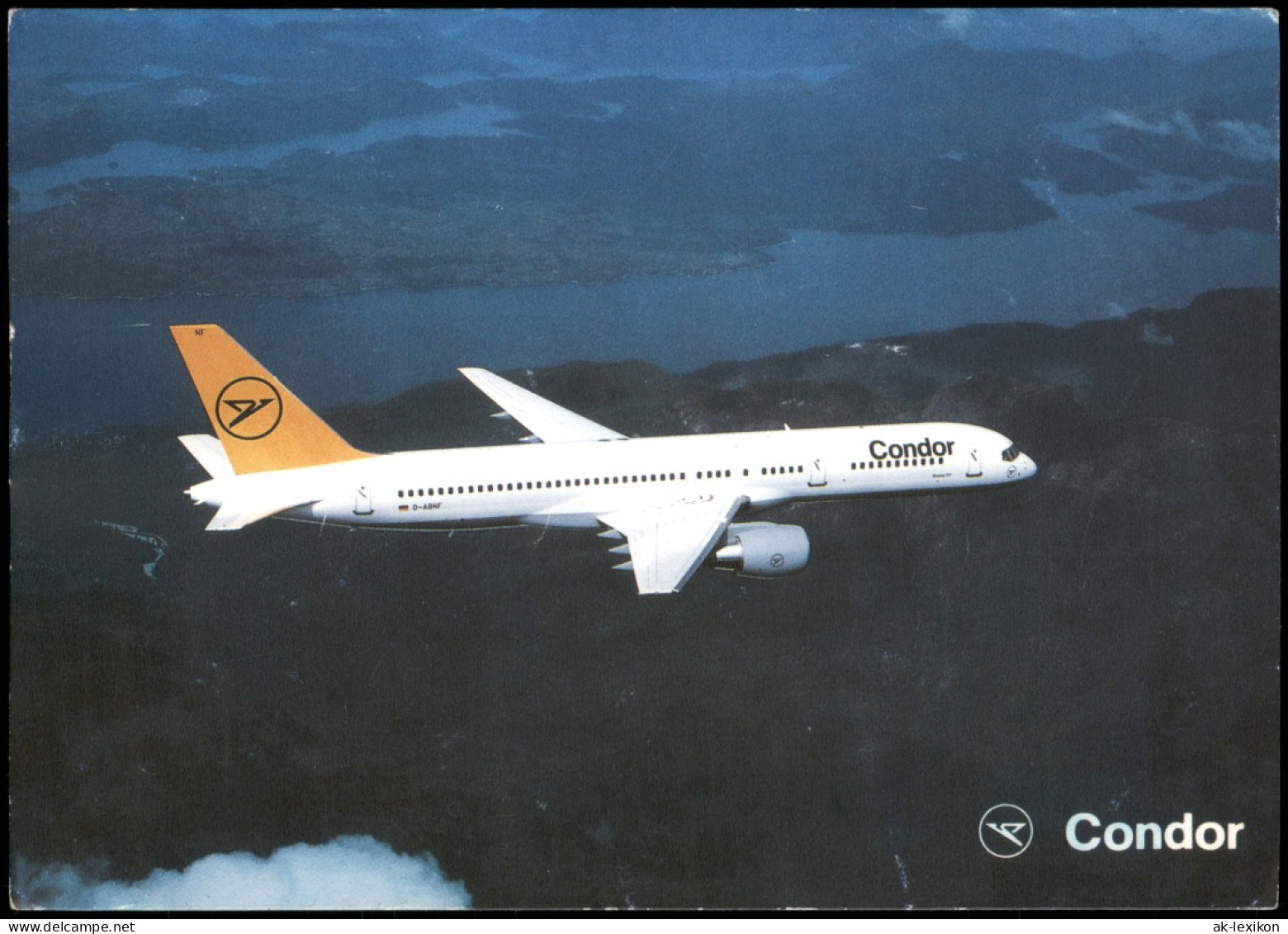 Ansichtskarte  Flugzeug Airplane Avion Condor Boeing 757 1996 - 1946-....: Ere Moderne