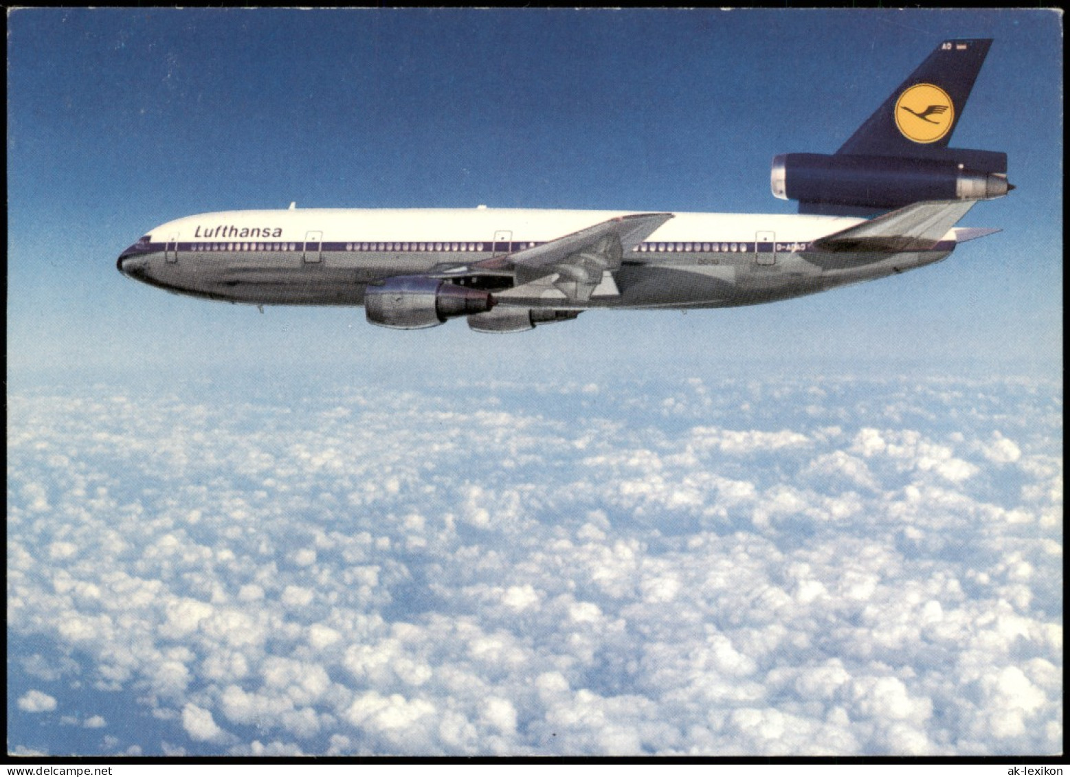 Ansichtskarte  Flugzeug Airplane Avion Lufthansa McDonnell DC10 1978 - 1946-....: Ere Moderne