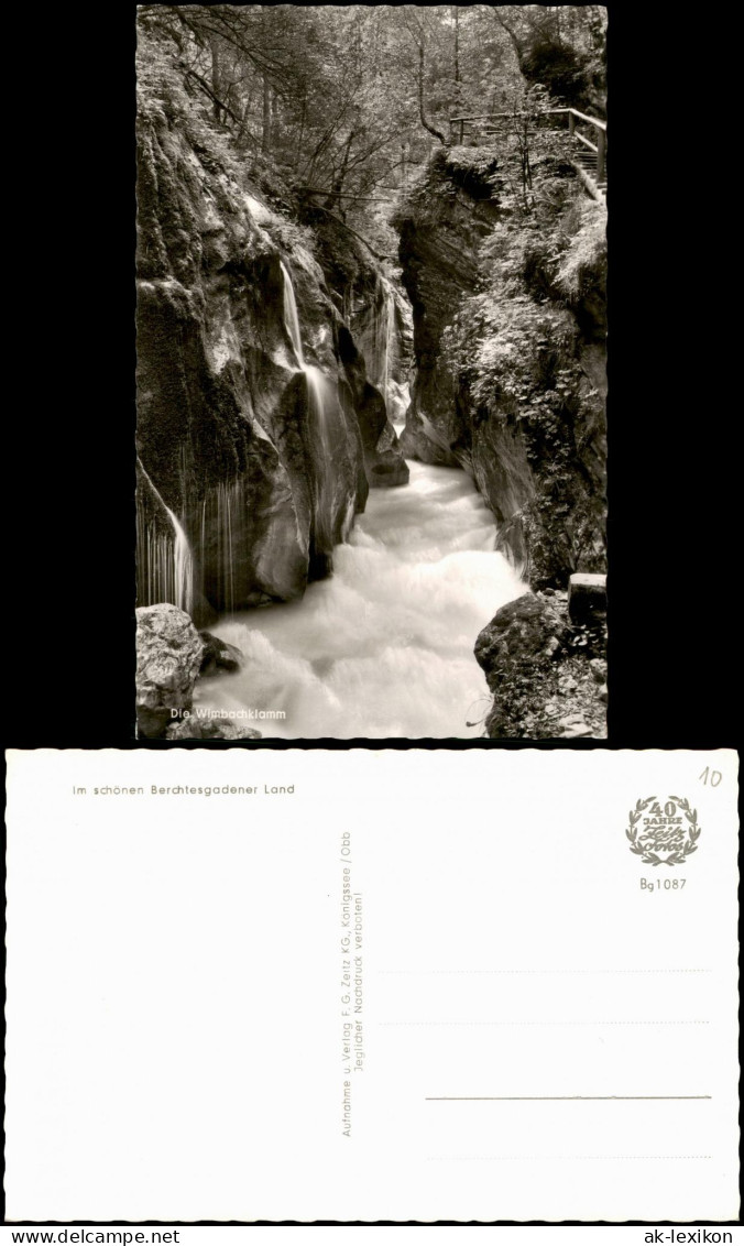 Ansichtskarte Berchtesgaden Wimbachklamm Umland-Ansicht 1960 - Berchtesgaden