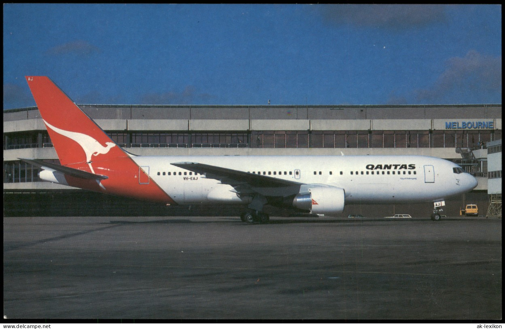 Ansichtskarte  Flugzeug Boeing 767-238ER VH-EAJ 1990 - 1946-....: Modern Tijdperk