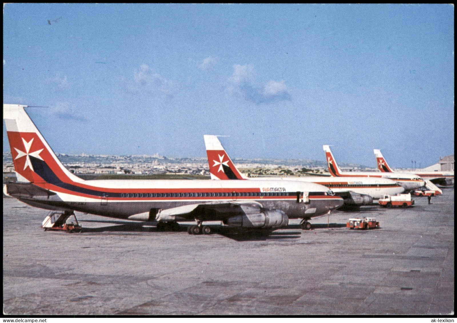 Luqa Malta International Airport, Air Malta Boeing Flugzeuge 1992 - Malta