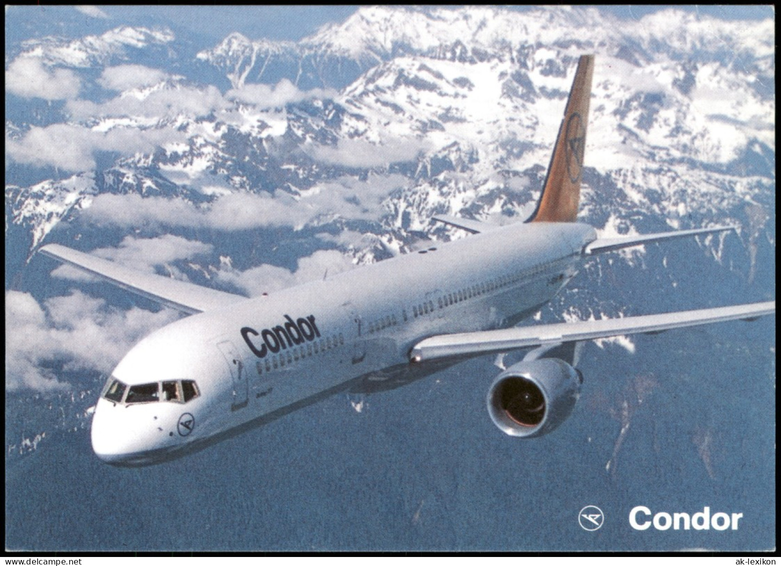 Ansichtskarte  Condor Boeing 757-200 Flugzeug Airplane Avion 1987 - 1946-....: Moderne