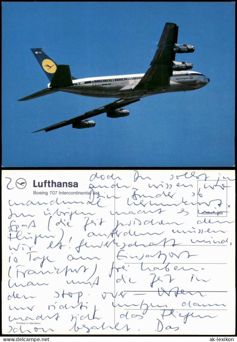 Lufthansa Boeing 707 Intercontinental Jet Flugwesen - Flugzeuge 1979 - 1946-....: Ere Moderne