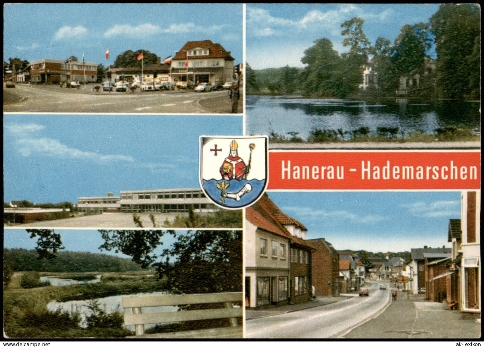 Ansichtskarte Hanerau-Hademarschen Mehrbildkarte Mit 5 Ortsansichten 1970 - Other & Unclassified