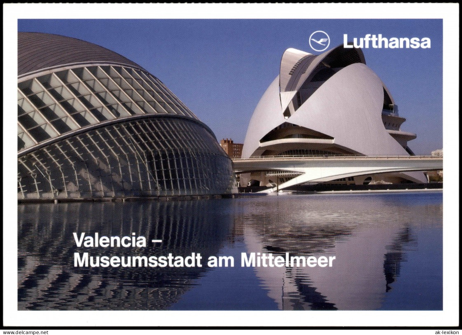 Postales Valencia València Museum - Lufthansa Werbung 2009 - Autres & Non Classés