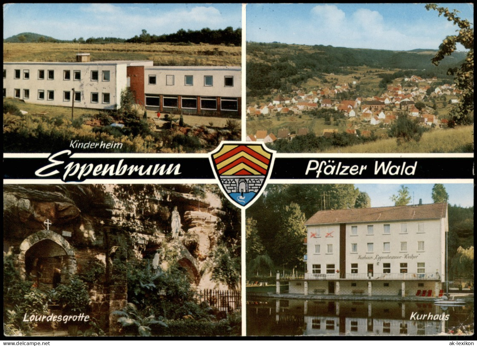 Eppenbrunn Mehrbild-AK Mit Kinderheim, Lourdesgrotte, Kurhaus, Pfälzer Wald 1971 - Other & Unclassified