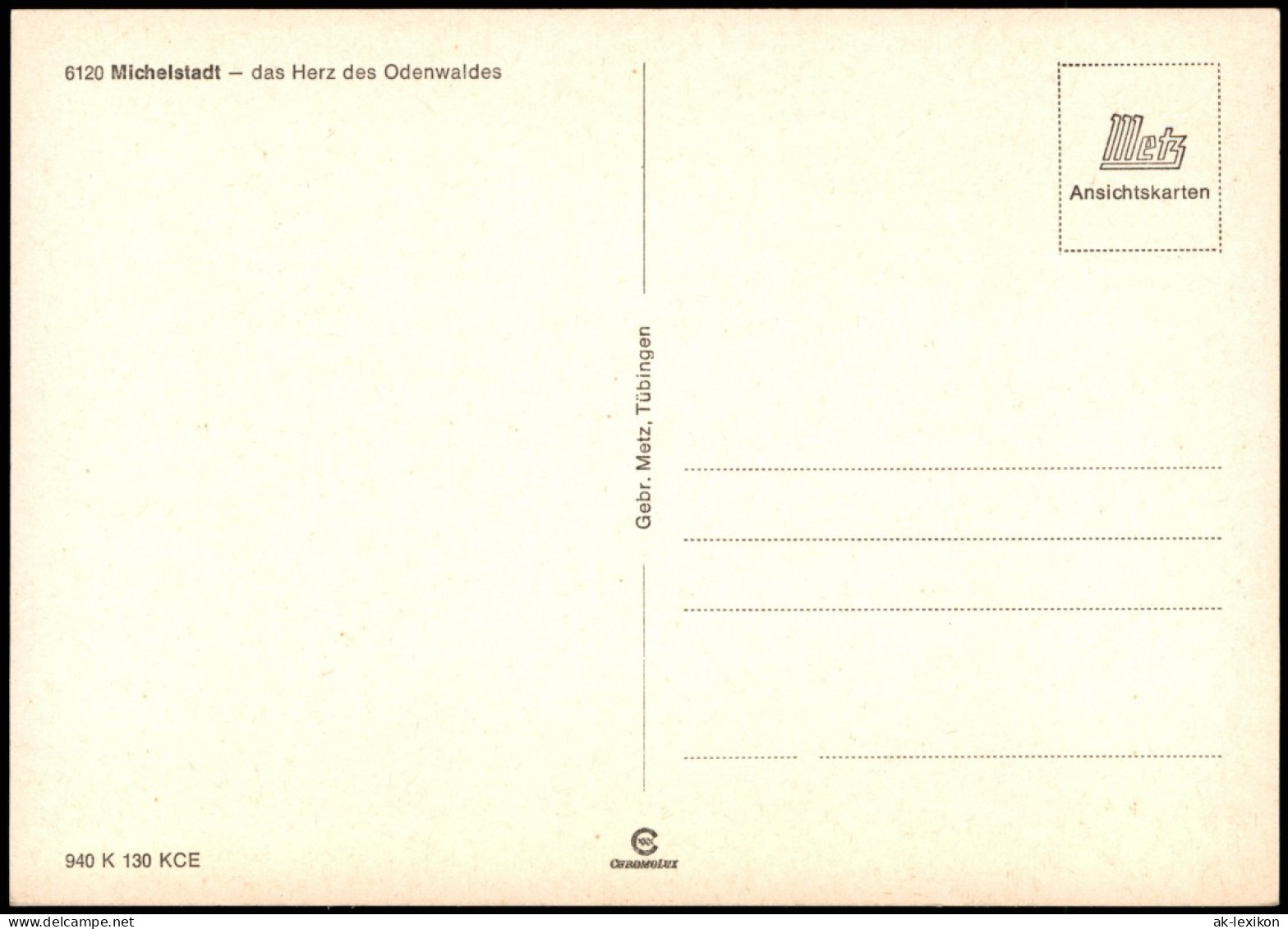 Ansichtskarte Michelstadt Mehrbildkarte Mit 5 Ortsansichten 1980 - Michelstadt