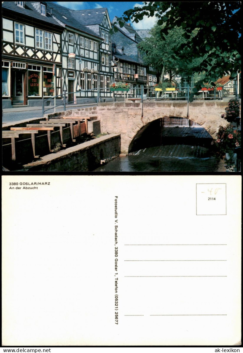 Ansichtskarte Goslar An Der Abzucht 1976 - Goslar