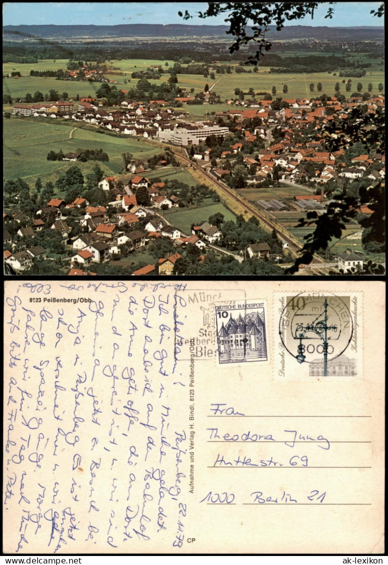 Ansichtskarte Peißenberg Panorama-Ansicht 1979 - Autres & Non Classés