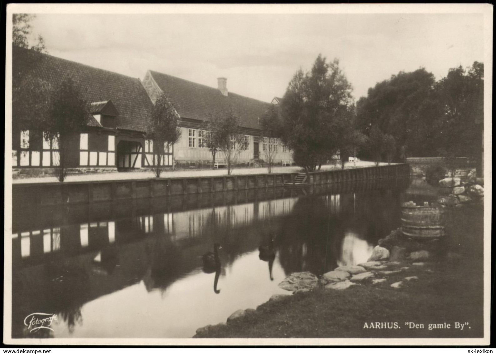 Postcard Aarhus Ortsansicht AARHUS "Den Gamle By" 1950 - Danemark