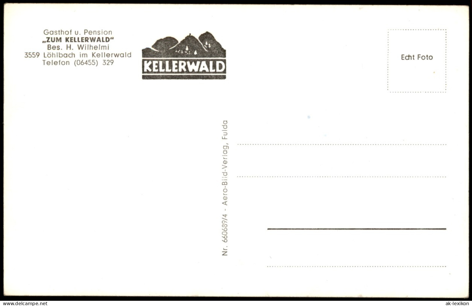 Löhlbach Mehrbildkarte  Ortsansichten U.a. Gasthof Pension Zum Kellerwald 1960 - Autres & Non Classés