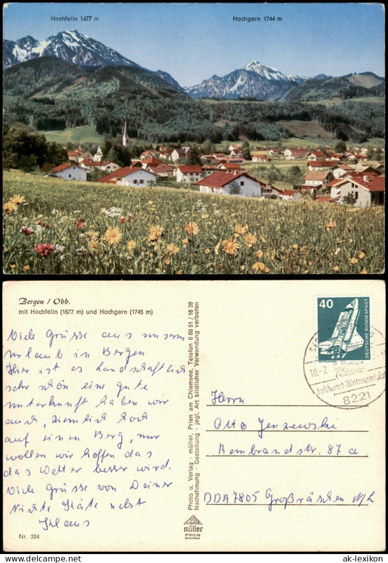 Ansichtskarte .Bayern Bergen Chiemgau, Bayerische Alpen 1990 - Other & Unclassified