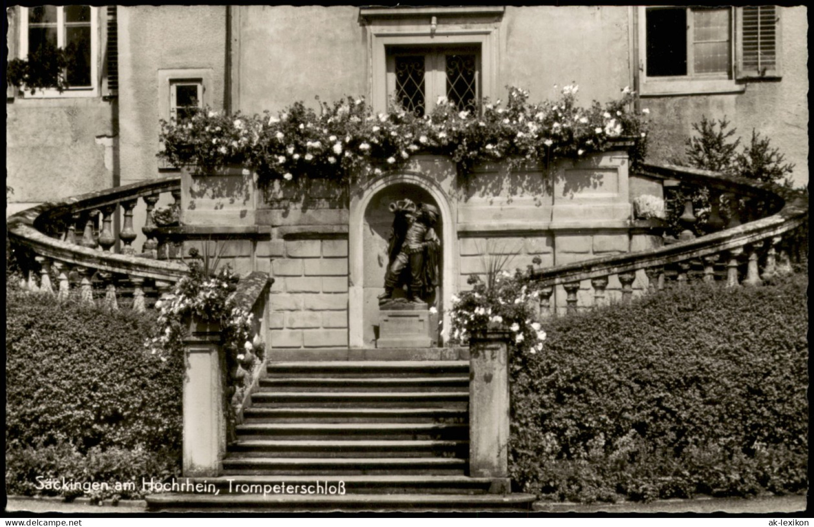 Ansichtskarte Bad Säckingen Trompeterschloß, Schloss Trompeter 1960 - Bad Saeckingen