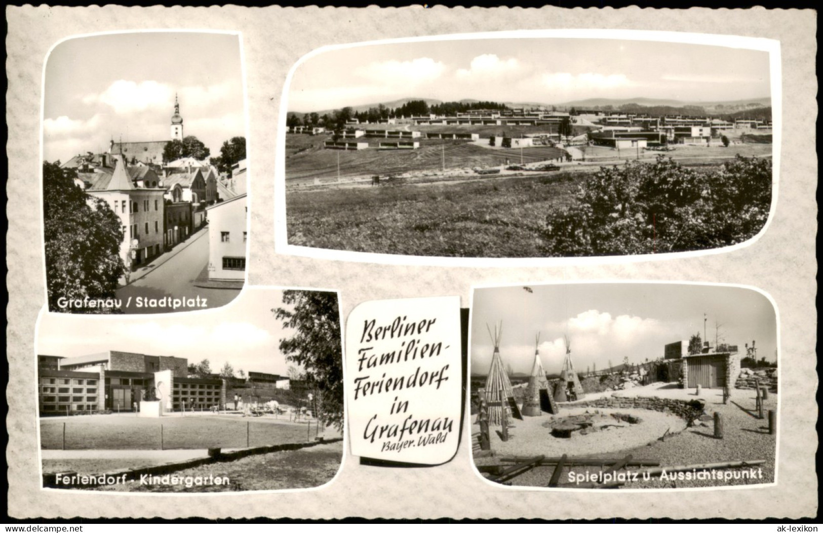 Grafenau (Niederbayern) Mehrbildkarte Vom Berliner Familienferiendorf 1960 - Autres & Non Classés