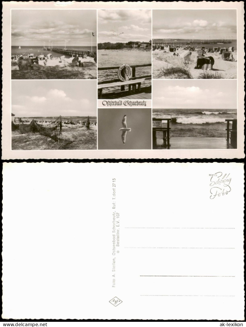 Ansichtskarte Scharbeutz Mehrbildkarte Des Ostseebades Ostsee 1960 - Other & Unclassified