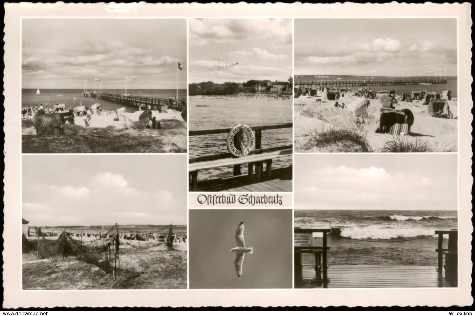 Ansichtskarte Scharbeutz Mehrbildkarte Des Ostseebades Ostsee 1960 - Other & Unclassified