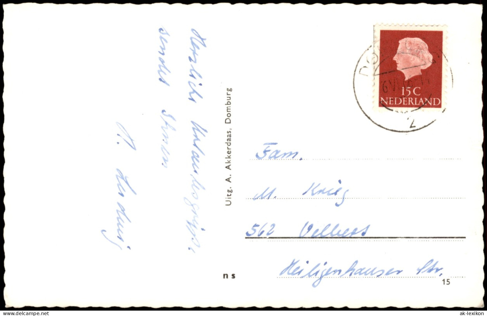 Postkaart Domburg-Veere Mehrbild-AK Ortsansichten, Markt, Molen Uvm. 1966 - Domburg