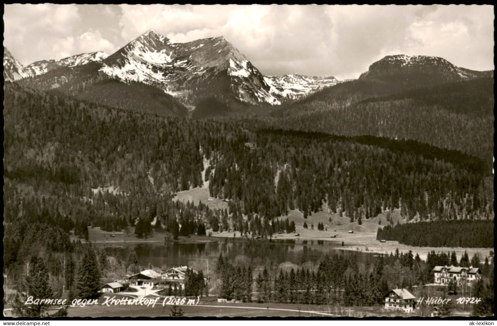 Ansichtskarte Barmsee Barmsee Gegen Krottenkopf (2086 M) 1960 - Autres & Non Classés