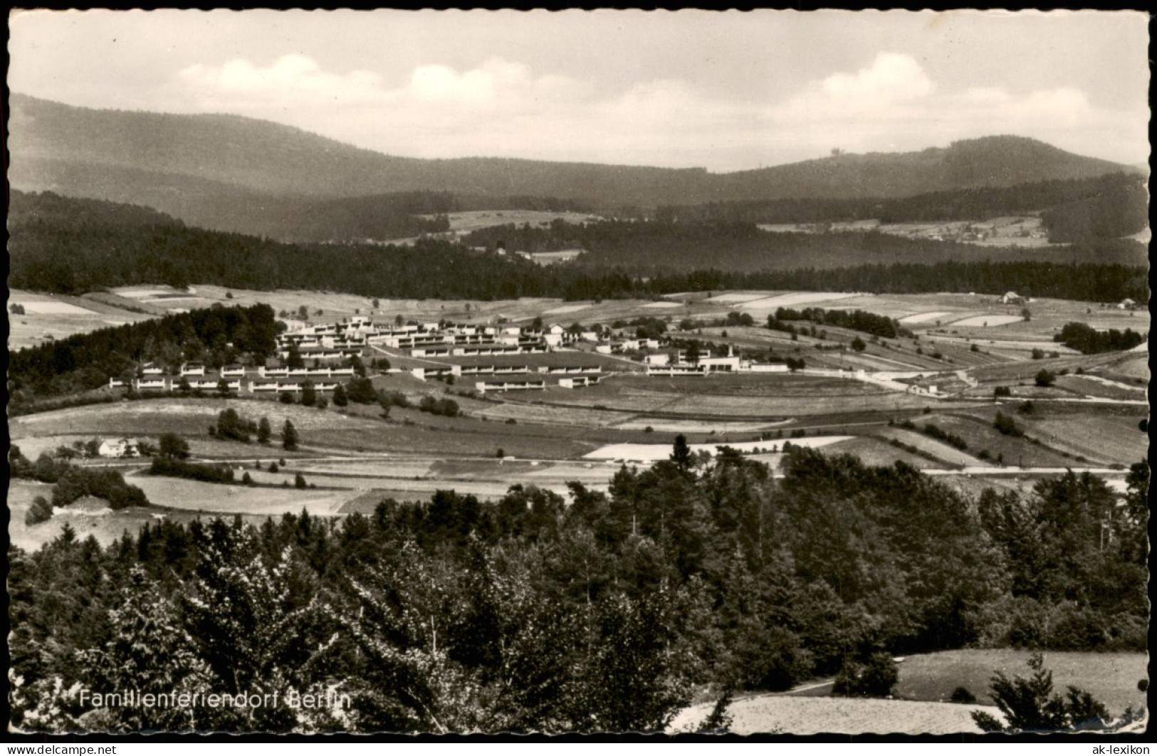 Grafenau (Niederbayern) Blick Vom Sachsen Zum Familienferiendorf Berlin 1960 - Autres & Non Classés